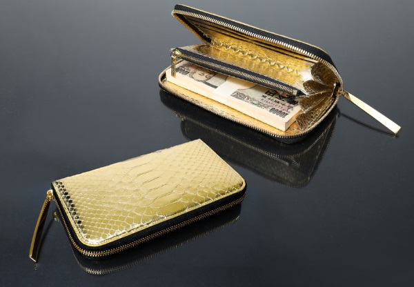 All Gold Python Million Wallet
池田工芸　財布　パイソン